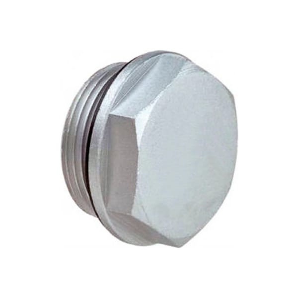 J.W. Winco J.W. Winco 742-26-M20X1.5-OS-2 Aluminum Threaded Plug with 2mm Vent Hole with M20 x 1.5 Thread 742-26-M20X1.5-OS-2 - main